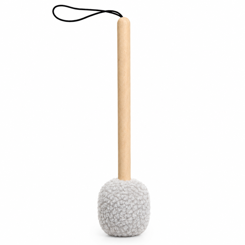 80mm wide soft Gong mallet.