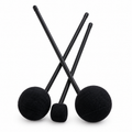 Set of 3 Gong Friction Mallets 51mm, 41mm and 28mm