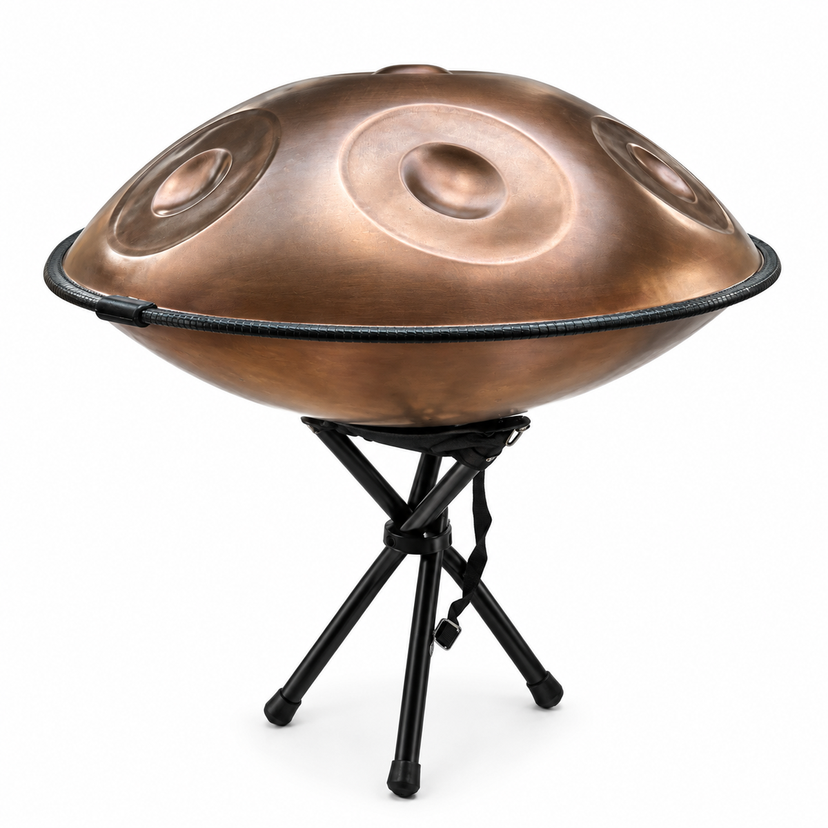 9 Tone 56cm professional Hand Pan Hand tuned D Kurd.