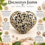 Dalmatian Jasper palm stone traditional spiritual associations guide