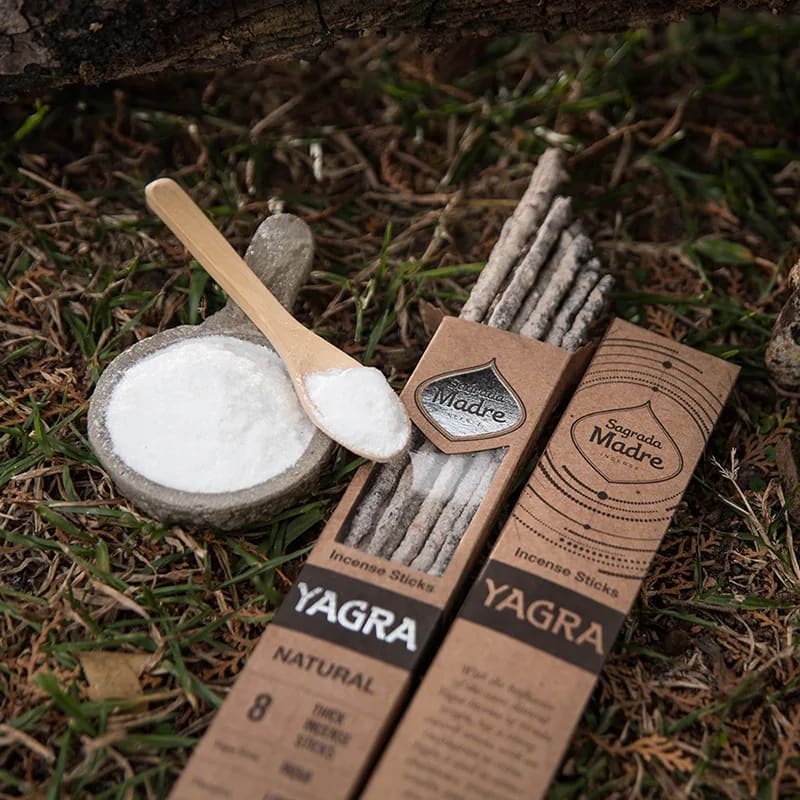 Sagrada Madre Yagra incense sticks – product and ritual photography
