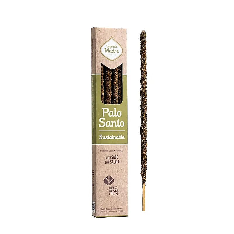 Sagrada Madre White Sage incense sticks – product and ritual photography