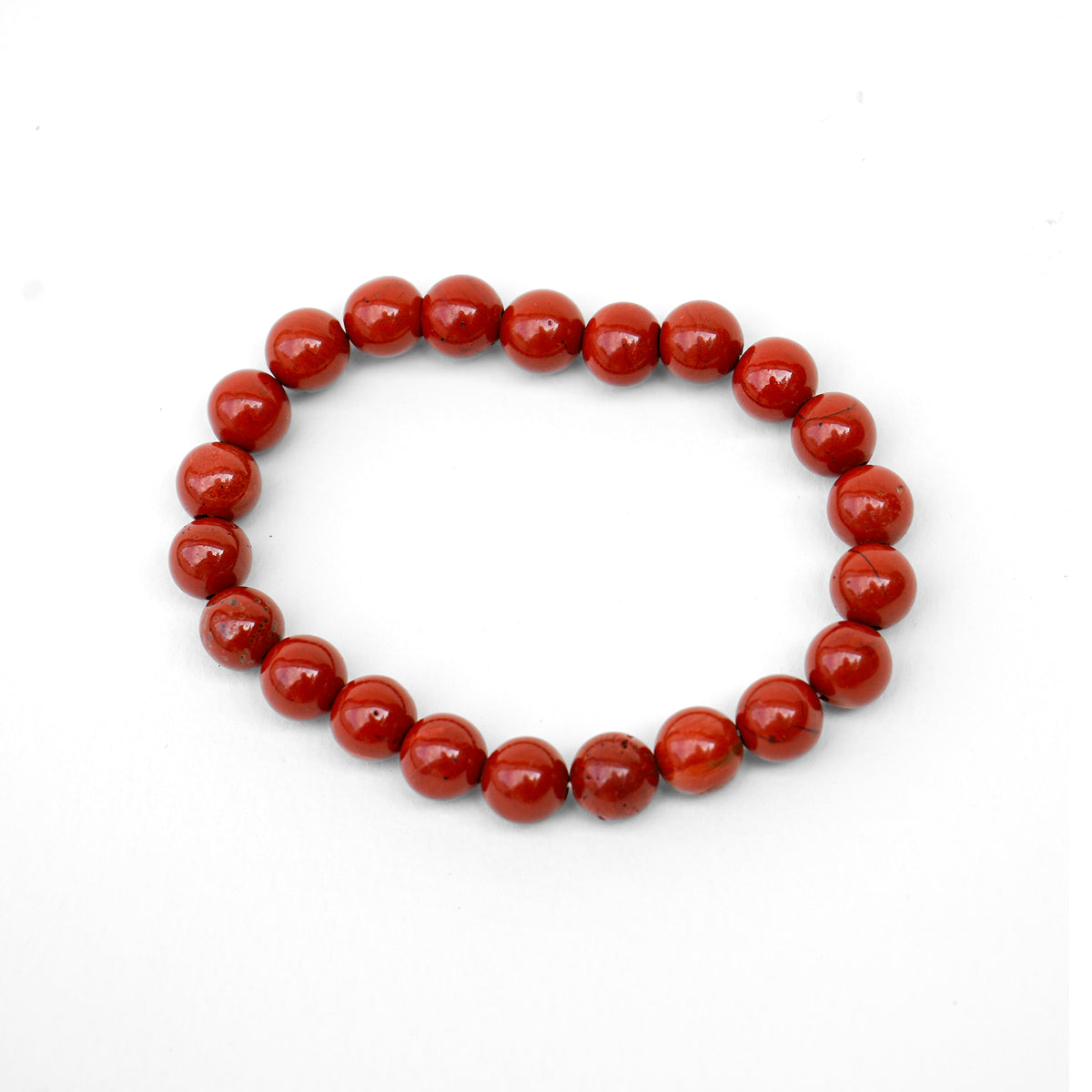 Red Jasper Crystal Bracelet – product photograph of the jewellery