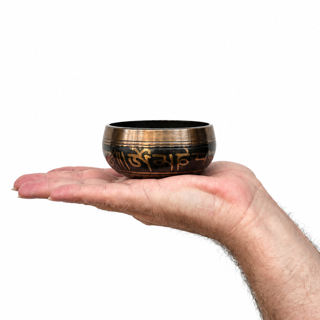 8 cm Hand Crafted Brass Singing Bowl 175g