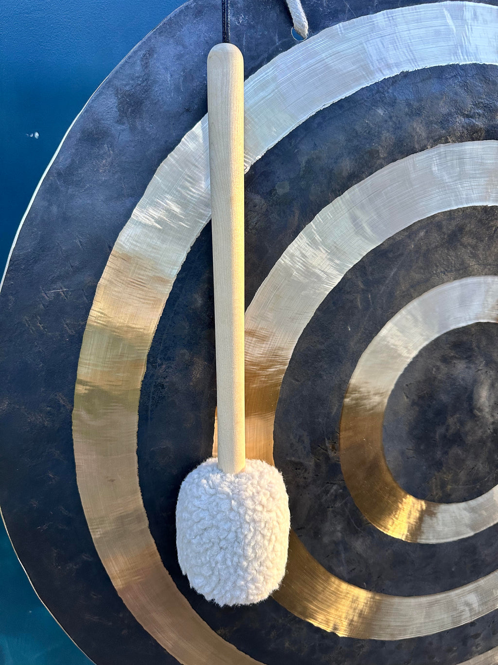 80mm wide soft Gong mallet.
