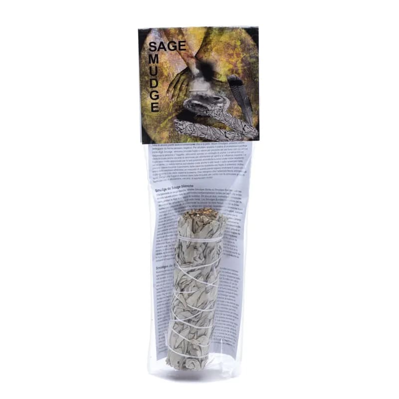 White Sage smudge bundle 16cm – product and ritual photography